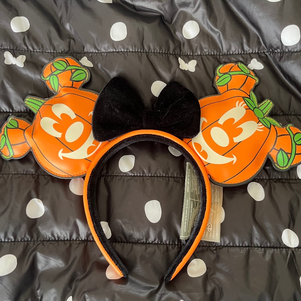 Longefly Disney Mickey Jack O Lantern Ears